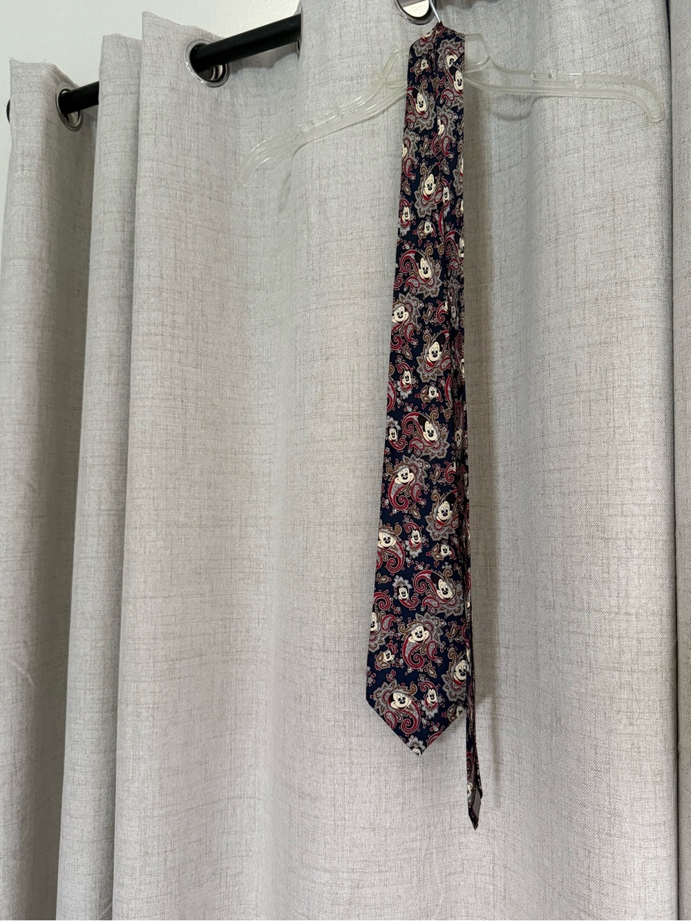 Disney Paisley Tie in Navy, Burgundy, and Cream